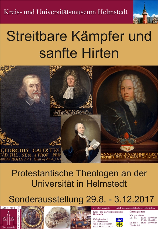 Plakat: Tafelausstellung - Protestantische Professoren