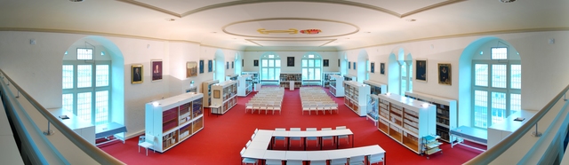 Renovierter Bibliothekssaal - Ehemalige Universitätsbibliothek (Foto: Marc Holzkamp)
